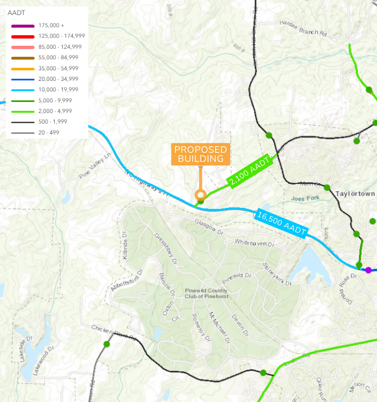 Juniper Lake Business Park Traffic Counts