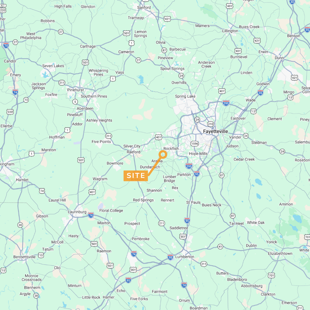 113 Acres Philippi Church Rd Location Map