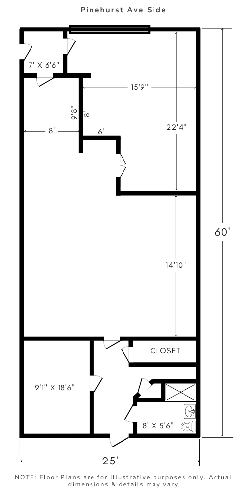 160 Pinehurst Ave Ste C Floor Plan