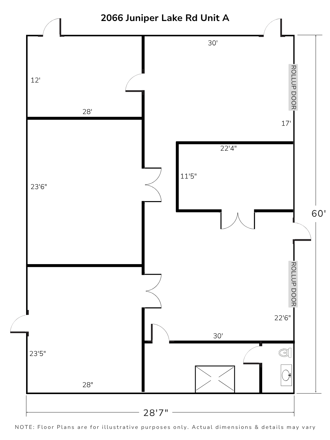 2066 Juniper Lake Rd Unit A Floor Plan